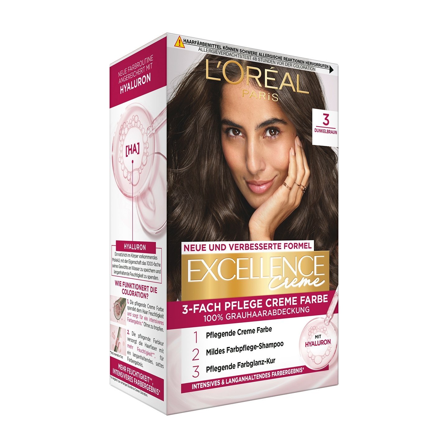 Excellence Creme Dunkelbraun Produktverpackung vorne